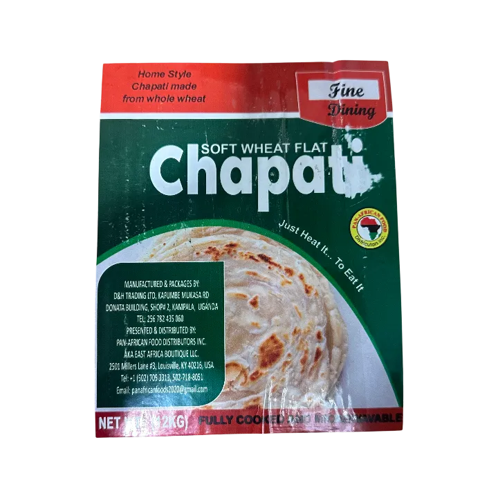 Frozen precooked African Chapati