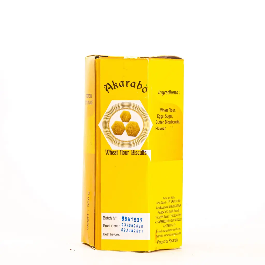 AKARABO WHITE BISCUIT 350g